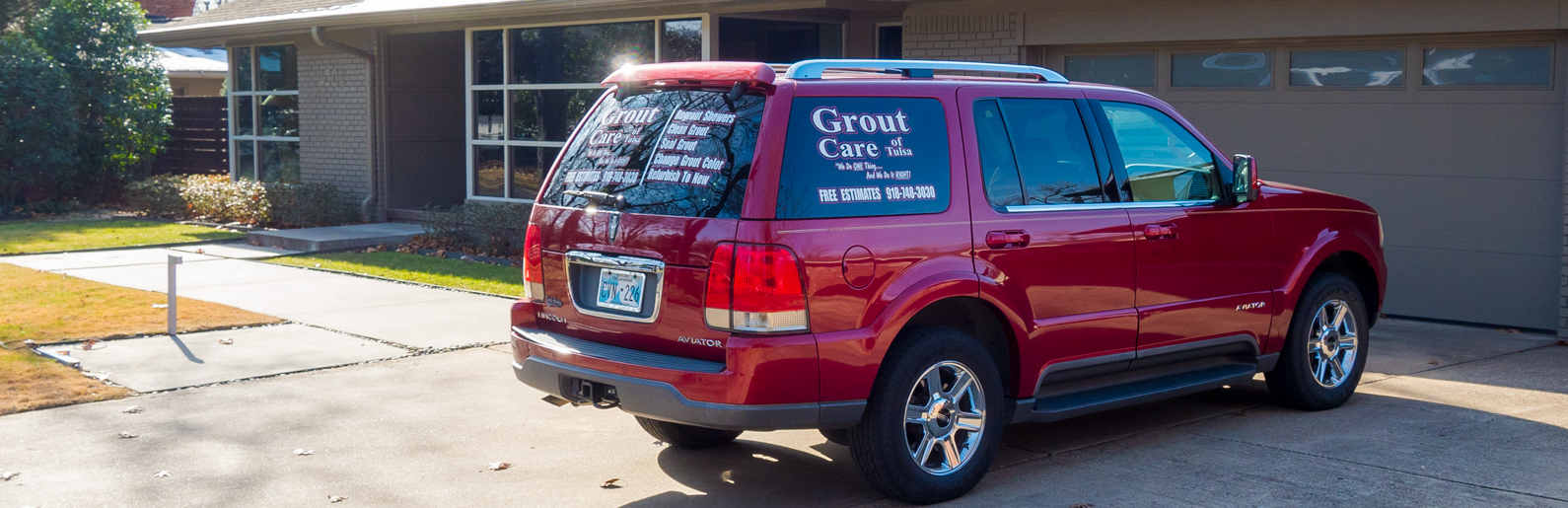 Grout Care Of Tulsa Service Vehicle